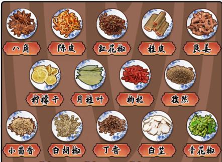 《汉字找茬王》香料百科怎么过