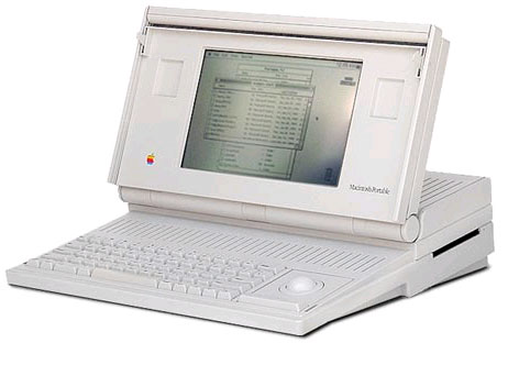 1989年9月，Apple发布了他们的第一台笔记本电脑Macintosh Portable