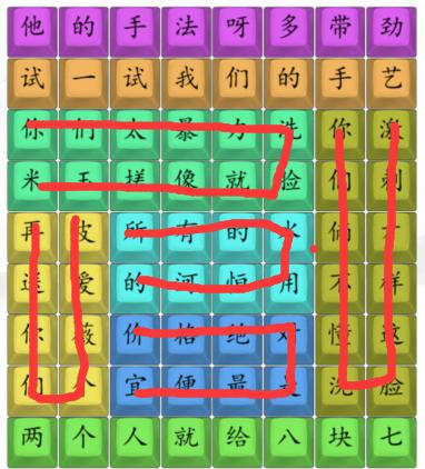 《汉字找茬王》印度剃头匠2怎么过