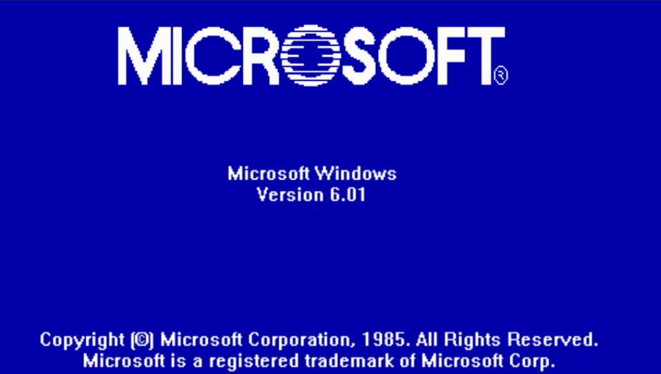 Microsoft Windows 1.0发布于1985年11月20日