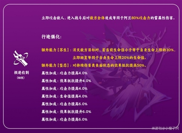 《崩坏星穹铁道》 阿兰有什么技能