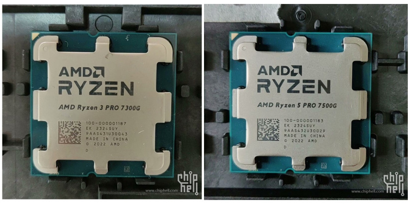 AMD锐龙PRO 7000G处理器实物首曝：桌面65W PHX2 APU曾遭更名风波