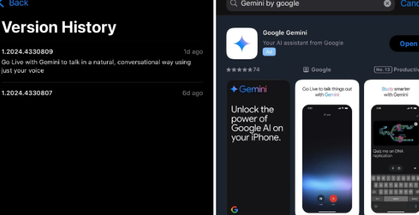 独立《Gemini》应用上架App Store，iPhone用户可直接访问